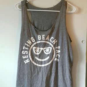 Resting Beach face tank